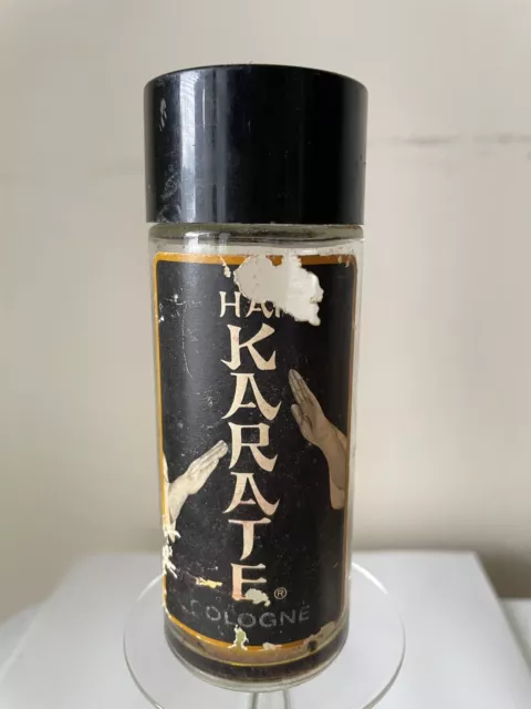 Vintage 1969 Hai Karate Cologne Splash 4 oz  Empty