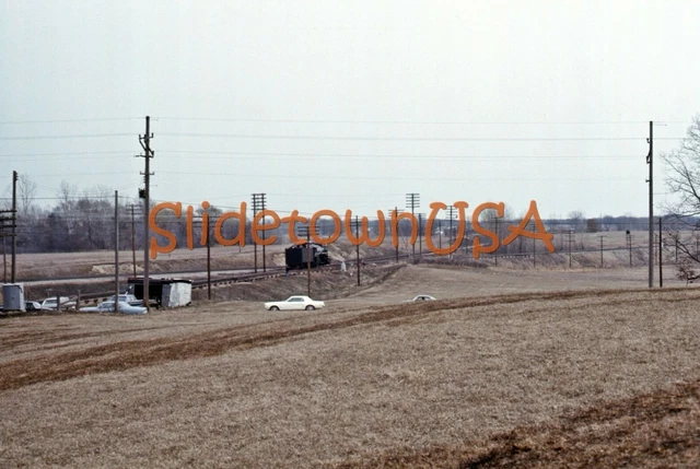 Vintage 1969 Orig Foto Zugfolie 4070 GTW Grand Trunk Western Dampfmotor X2C038