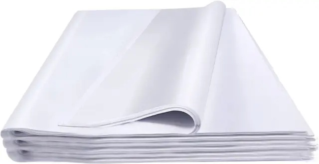 Paquete de papel de tela blanca de 15""""X20"" 960, para regalos, juegos, cumpleaños
