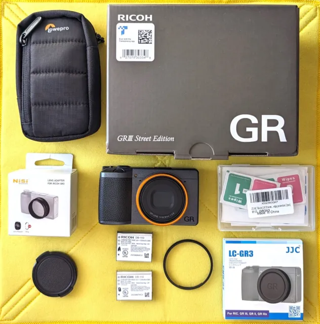 Ricoh GR III Street Edition Camera + Accessories (Great Condition, 510 Shutter)