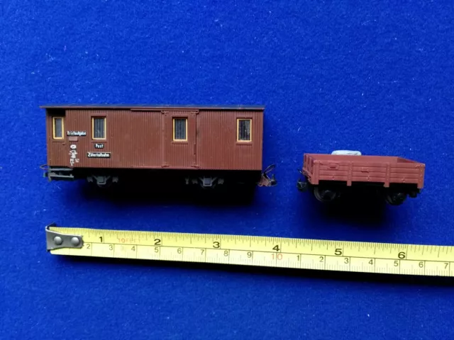 Lilliput HO Austrian Railways Post Wagon and one other A F spares or repairs.