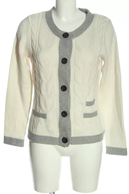 GERRY WEBER Cardigan Donna Taglia IT 42 bianco sporco-grigio chiaro stile casual