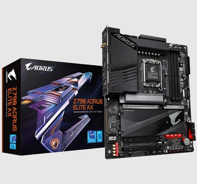 GIGABYTE Z790 AORUS ELITE AX Motherboard CPU LGA1700 Intel DDR5 HDMI Wi