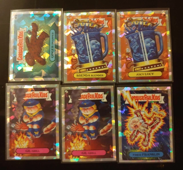 2022 Topps Chrome Garbage Pail Kids complete your Atomic Refractor set Series 5 3