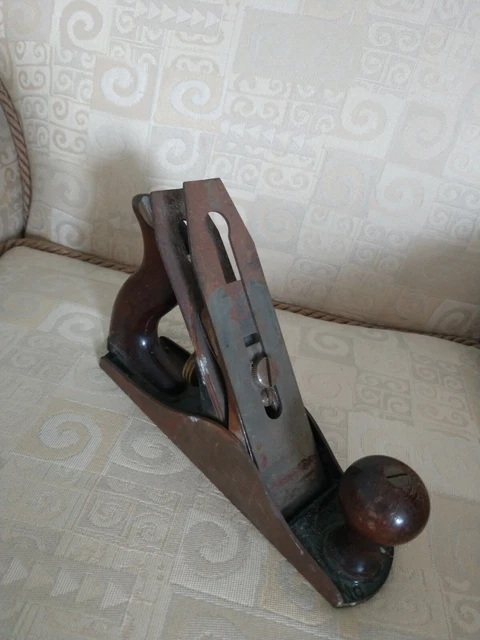 Bailey No. 3 Smoothing Plane Vintage Tool Stanley Blades Wood Handle