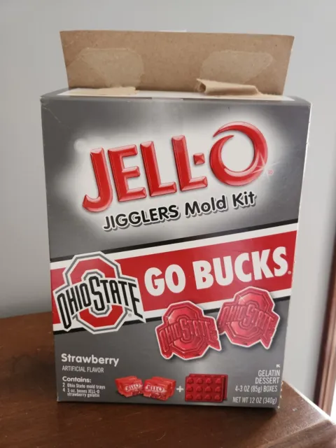 THE OHIO STATE UNIVERSITY JELLO Jiggler Plastic Mold Kit Shots Ice Candy