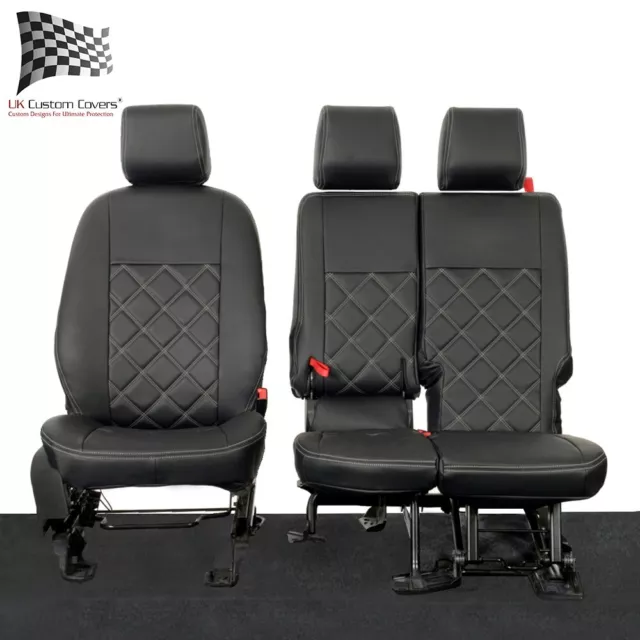 Ford Transit Connect Front Seat Covers Leatherette Tailored (2014+) 884