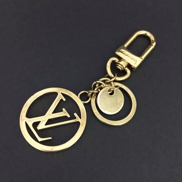 LOUIS VUITTON Portocre LV Prism ID Bag Charm Key Ring Card Holder