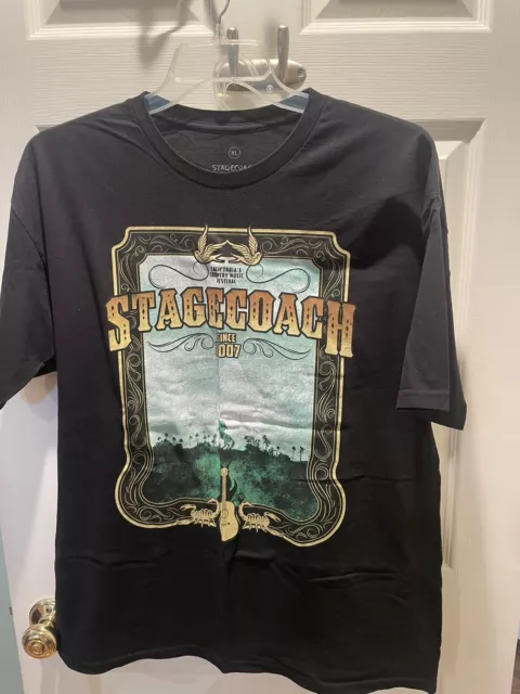 Stagecoach Black Tshirt Mens XL Country Music Festival Indio CA Coachella