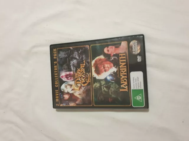 The Dark Crystal + jim hensons Labyrinth (2-Disc DVD, Region 4 david bowie