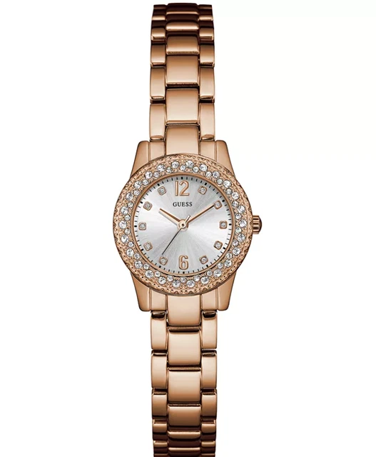 LADIES GUESS WATCH -W0903L3 Melody Rose Gold Chrono Dial rrp  display picture 2