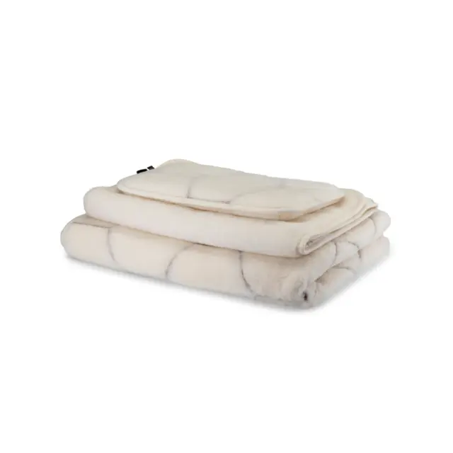 Naturan 3Pc Woolen Baby Bedding Set Pillow Duvet Mattress Nursey