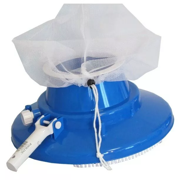 Hydrotools Venturi 13" Leaf Bagger Swimming Pool Vacuum Head Bag w/Brushes #8170