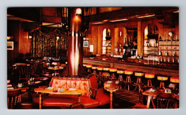 Denver CO-Colorado, Brown Palace Hotel, Ship Tavern Advertising Vintage Postcard