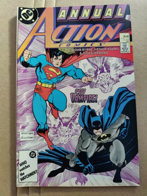 Action Comics Annual #1 Comic Book 1987 VF/NM Arthur Adams DC Superman Batman