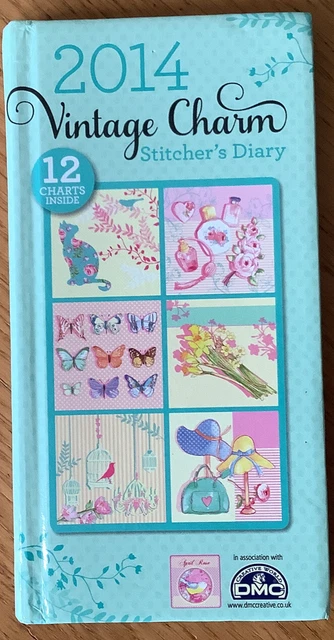 Cross Stitch Charts - 2014 Vintage Charm Stitcher’s Diary