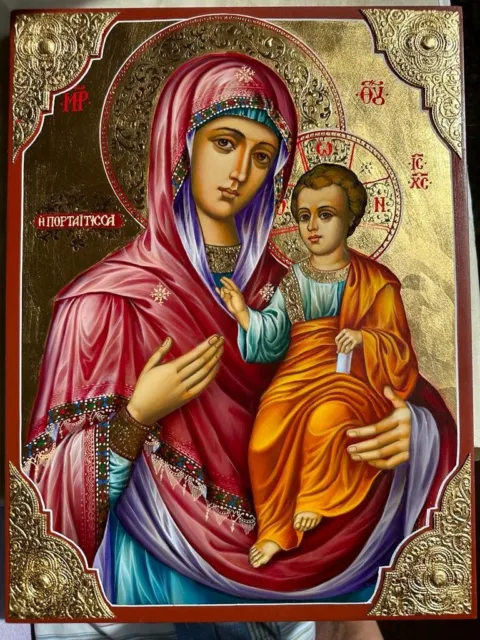 Orthodox icon 30x40m , handpainted , handamde , gift , Mother of God