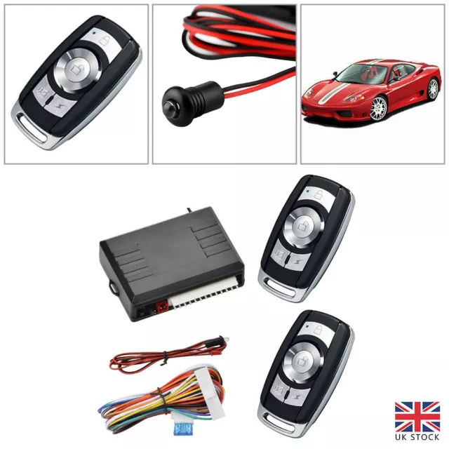 12V Car Remote Central Kit Door Lock Locking Keyless Entry System DC Universal