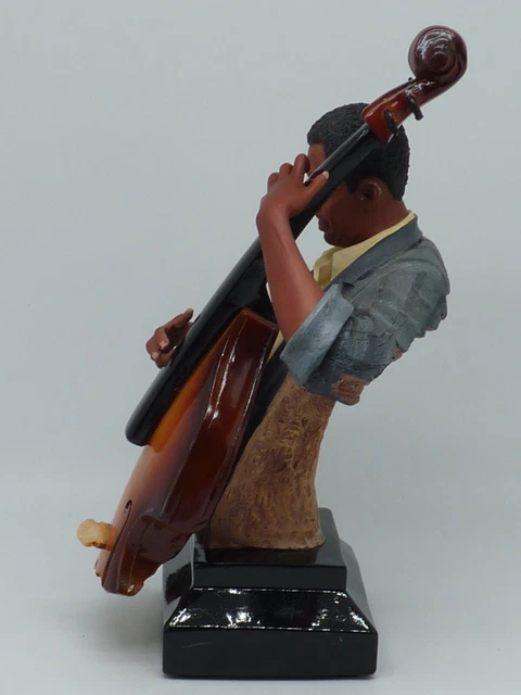 Statue en porcelaine d'un musicien noir, époque 20ème | Sarl Cave