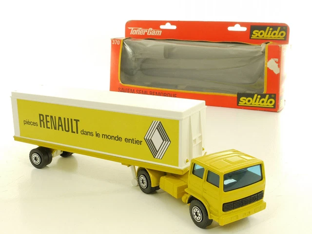 Camion Solido N°370 SAVIEM Semi-remorque – Publicité Renault, En Boîte H8