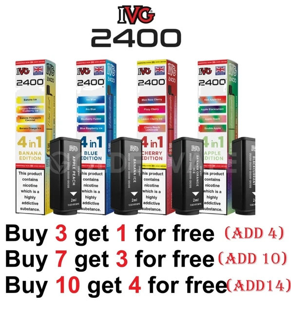 IVG PRO 12 Refill Pods | Prefilled Pods | 20mg E Cig | 10K Puffs  Replacement Pod £5.70