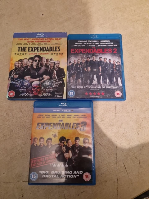 THE EXPENDABLES DVD Trilogy Box Set Bundle 1, 2 & 3 £8.00 - PicClick UK