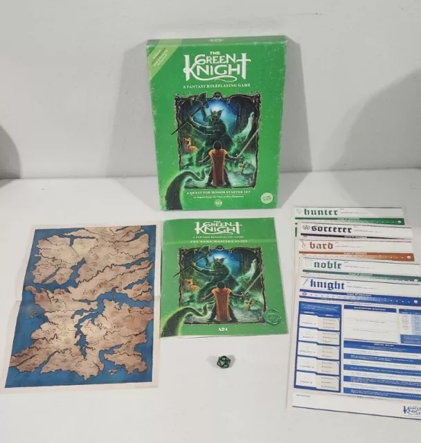 The Green Knight Fantasy RPG Game A Quest For Honor Starter Set Roleplaying