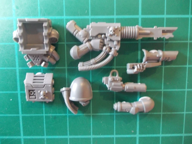 Warhammer 40K: Squadra Devastatrice Space Marine – Pezzi Lascannon, Non Montati E Non Verniciati - Foto 2