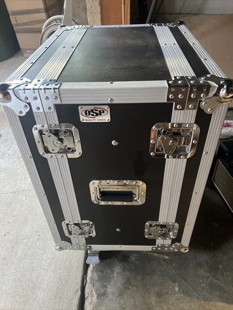 OSP 12 Shock Mount ATA Flight Effects Road Rack Case | SC12u-12 Studio Clean