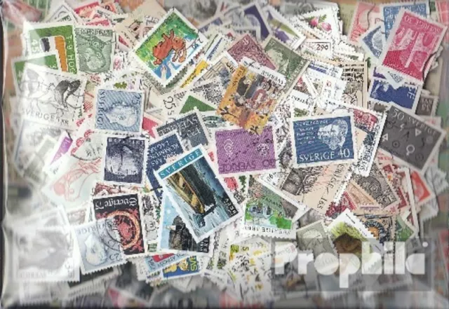 Sweden 1.000 different stamps