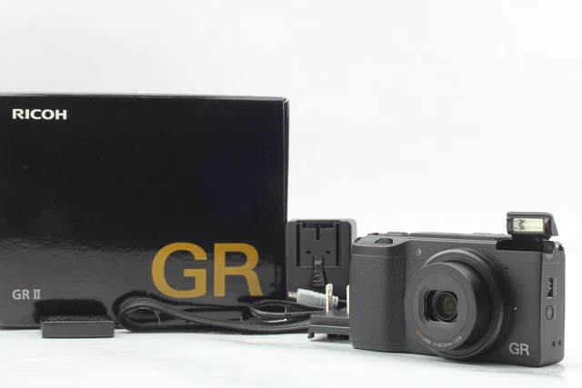 [Almost MINT w/2Batteries] RICOH GR II 16.2MP DIGITAL COMPACT CAMERA From JAPAN