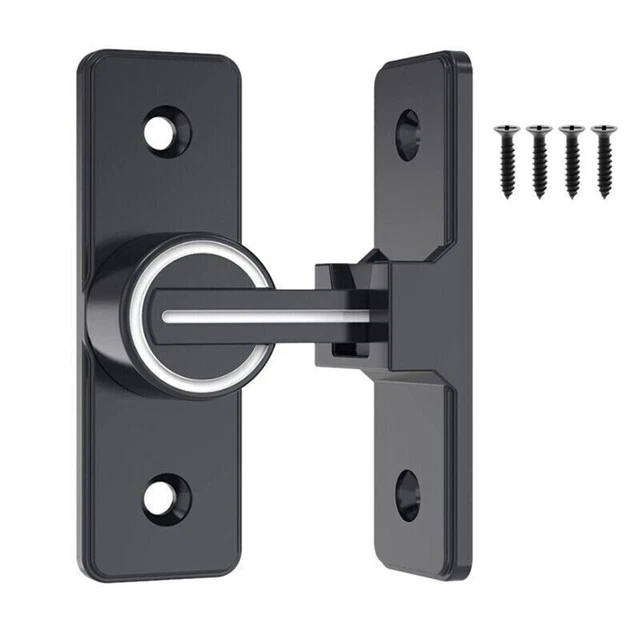 NEW Barn Door Lock Heavy Duty Sliding Barn Door Latch Lock 90 Degree Gate Latch