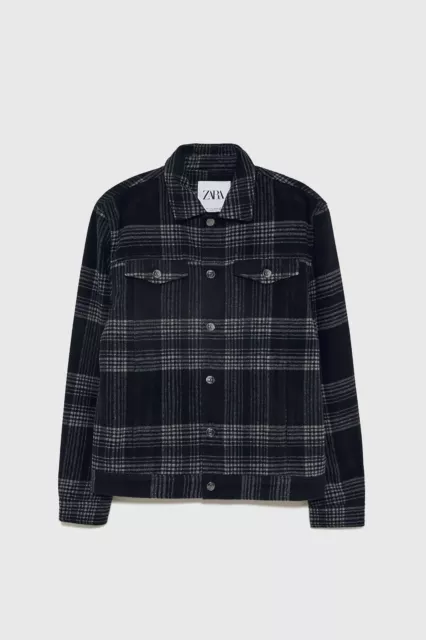 Zara checked jacket sale