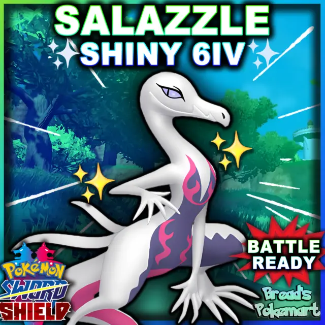 SHINY ZEKROM ✨ BATTLE READY / UNTOUCHED ⚡ 6IV + EV ⚡ Pokemon Sword & Shield