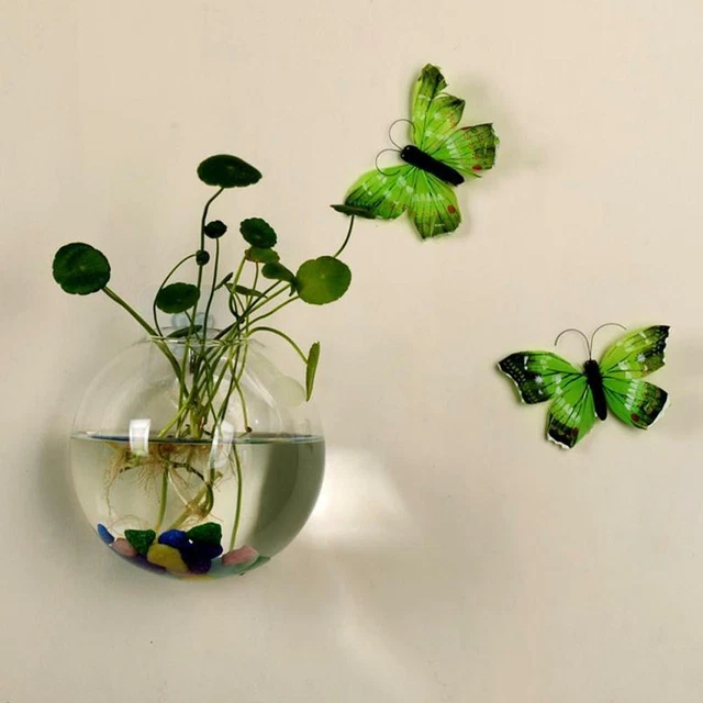 Wall Mounted Fish Tank Bowl Bubble Aquarium Hanging Goldfish Bet hot. U1P7 6