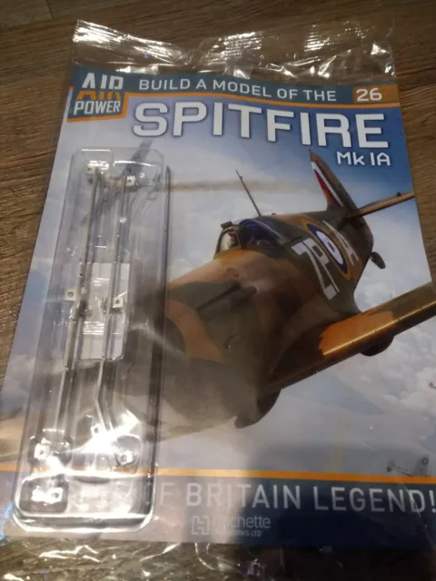 Air Power Build A Model Of The Spitfire Mk Ia Issue 26 Hachette Free P&P