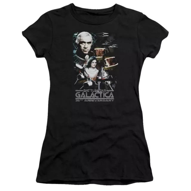 Battlestar Galactica 35th Anniversary Collage - Juniors T-Shirt 3