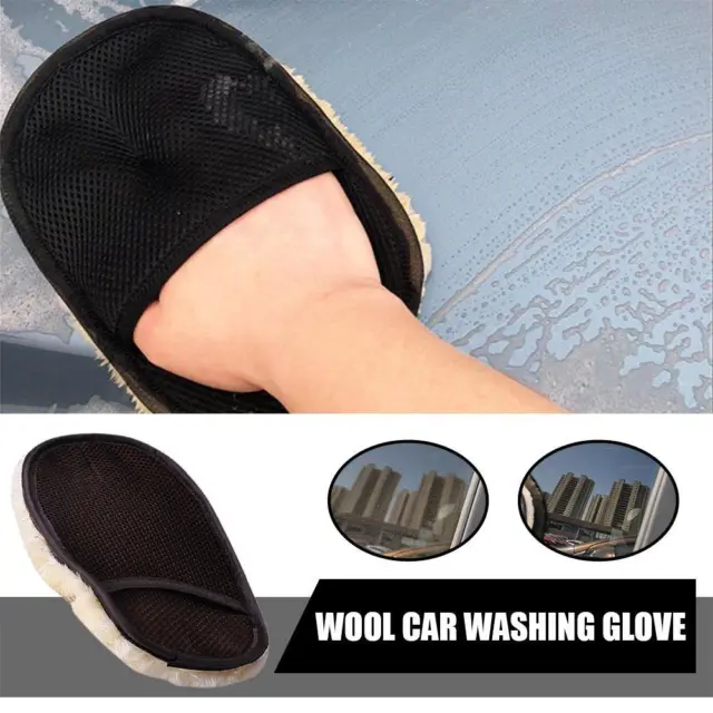 Car Styling Wool Soft Car Washing Gloves Cleaning Brush *1 Motorcycle HOTS