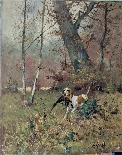 Tableau Ancien école Flamande 17ème - Huile Sur Toile - Scène De Chasse Avec Chevaux