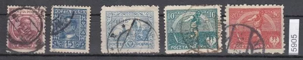 Briefmarken Polen gestempelt