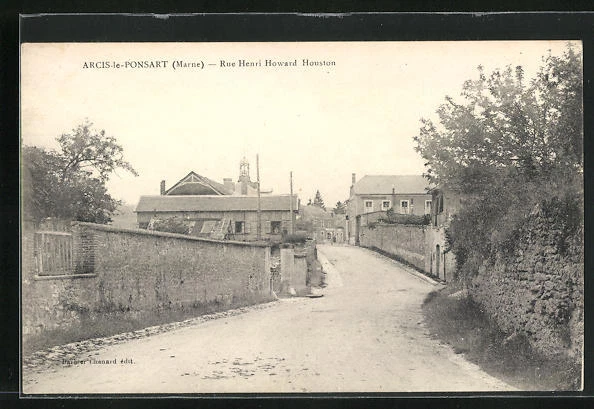 CPA Arcis-le-Ponsart, Rue Henri Howard Houston