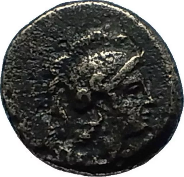 PERGAMON in MYSIA 310BC Authentic Ancient Greek Coin HERCULES & ATHENA i66174