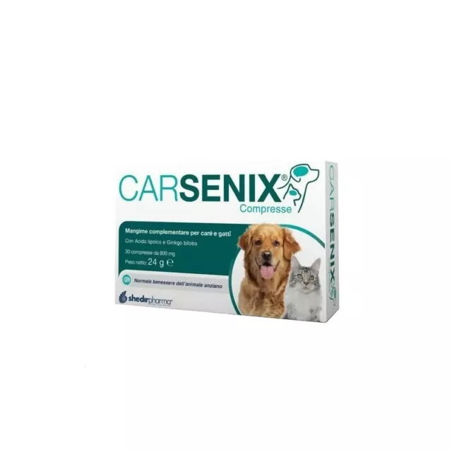SHEDIR PHARMA Carsenix 30 Tablets - Complementary feed for dogs and cats