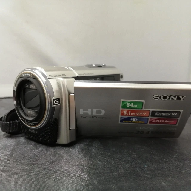 SONY HDR-CX590V Brown sony HD Video Camera HandyCam Good Condition
