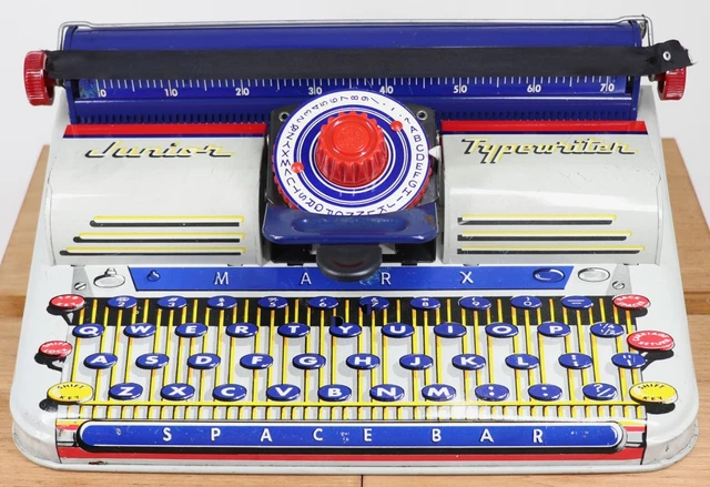 Machine à Écrire Ancienne GSN Junior - Jouet Vintage En Bon État - Superbe Déco