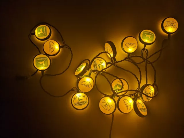 John Deere 20 pc Decorative Light Set 11 Feet Special Edition 2.5" Globes