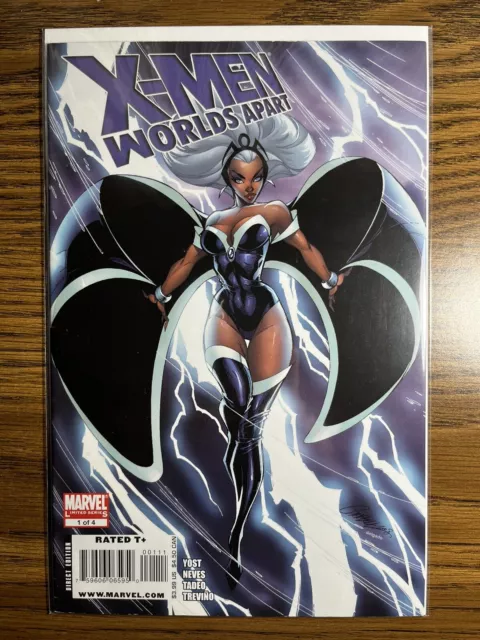 X-Men: Worlds Apart  1-4 Vg/Nm Complete Set Storm J Scott Campbell Cover 2008