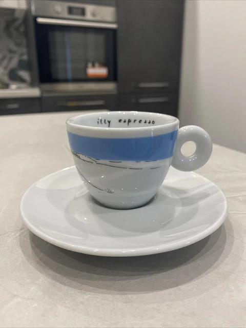 Illy Espresso Dream Shizuka Yokomizo Tazzina Caffè 2003 - Nuova Con Piattino