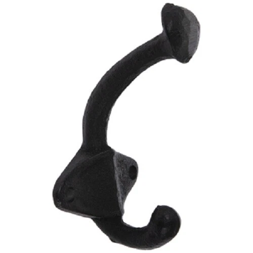 CAST IRON HOOK Wall Coat Rack Hanger Hat Jewelry Victorian Key Hat Heavy Duty