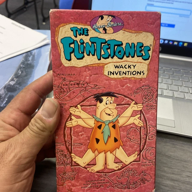 THE FLINTSTONES WACKY Inventions (VHS 1994) Hanna Barbera Cartoon White ...